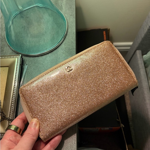 Kate spade glitter pink wallet - Picture 3 of 3